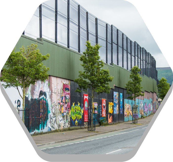 peace-wall-hex Your Tour NI Peace Wall